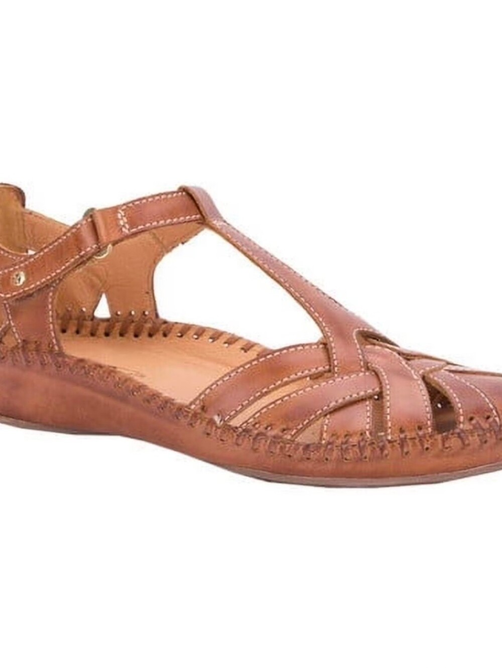 PIKOLINOS Puerto Vallarta Closed Toe Tan  Woven Sandals Size 35